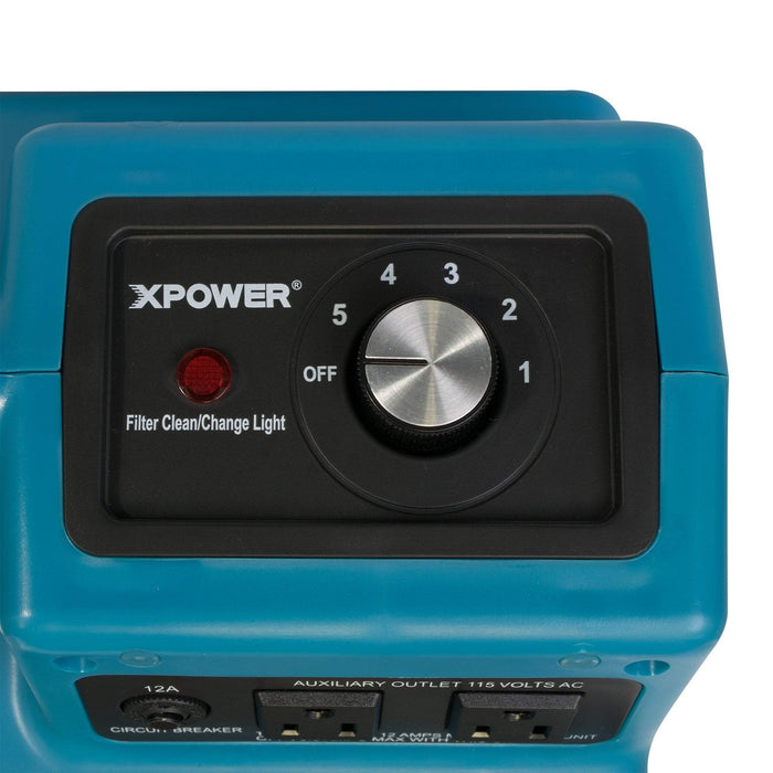 XPOWER X-2480A Commercial 3 Stage Filtration HEPA Purifier System - Blue