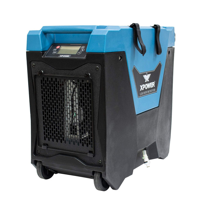 XPOWER XD-85L2 145-Pint LGR Commercial Dehumidifier with Automatic Pump - Blue