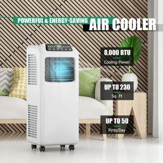 8 000 BTU Portable Air Conditioner and Dehumidifier