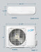 Air-Con Blizzard Mini Split Air Conditioner 12000 BTU 25 SEER