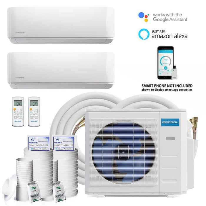 MRCOOL Air Conditioners MRCOOL DIY 4th Gen Multi-Zone 2-Zone 18K BTU Ductless Air Conditioner