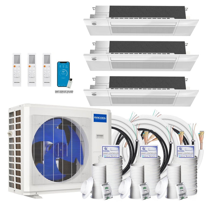MRCOOL Air Conditioners MRCOOL DIY 48k BTU 4th Gen 5-Zone Heat Pump Split System -9k+9k+9k+9k+12k Air Handlers