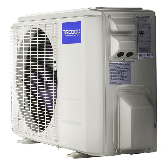 MRCOOL Olympus Hyper Heat 9,000 BTU 0.75 Ton Ductless Mini Split Air Conditioner and Heat Pump Condenser- 230V/60Hz