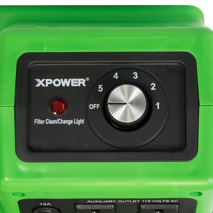 XPOWER X-2480A Commercial 3 Stage Filtration HEPA Purifier System - Green