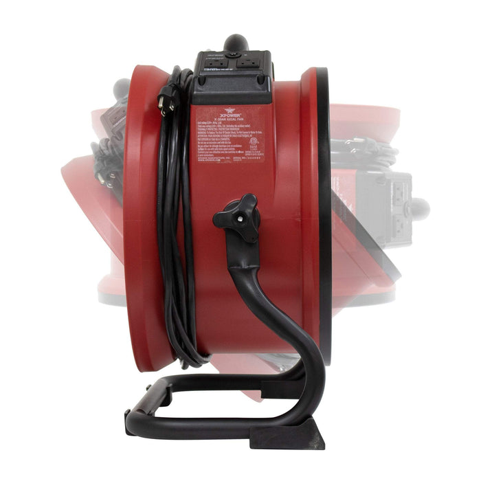 XPOWER X-39AR - 2100 CFM Axial Air Mover - Red