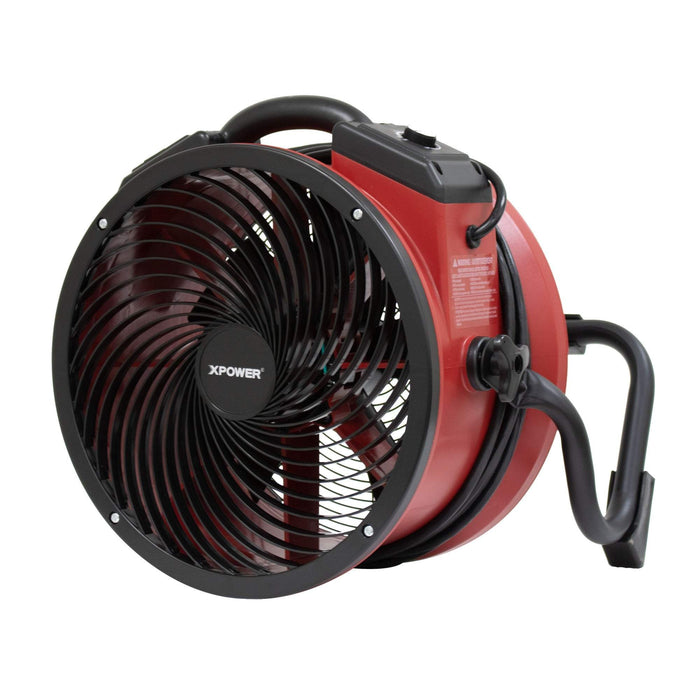 XPOWER X-39AR - 2100 CFM Axial Air Mover - Red