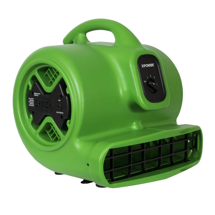 XPOWER X-600A - 2400 CFM 3 Speed Air Mover - Green