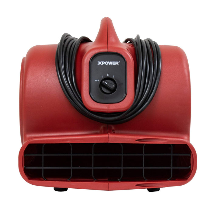 XPOWER X-600A -2400 CFM 3 Speed Air Mover- Red
