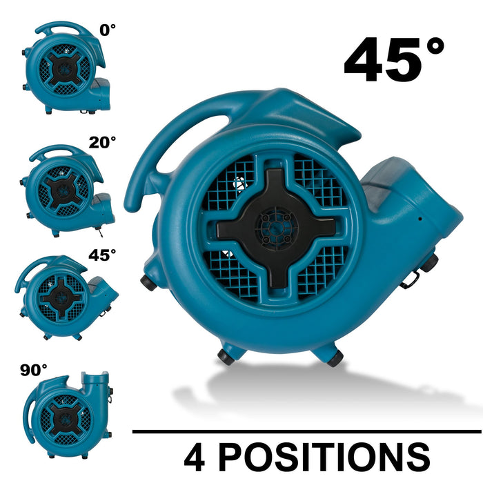 XPOWER X-830 - 3600 CFM 3 Speed Air Mover