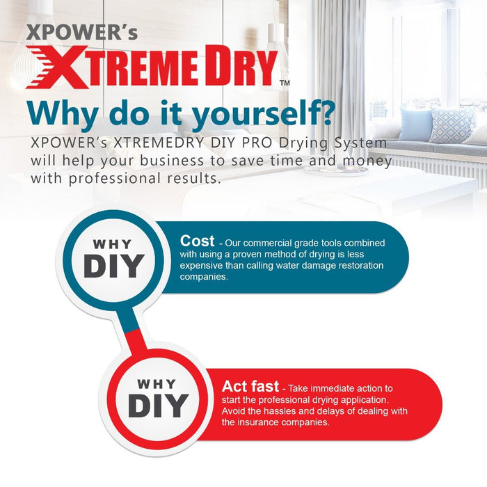 XPOWER XDP1 XTREMEDRY Mojave Complete DIY Commercial Drying System